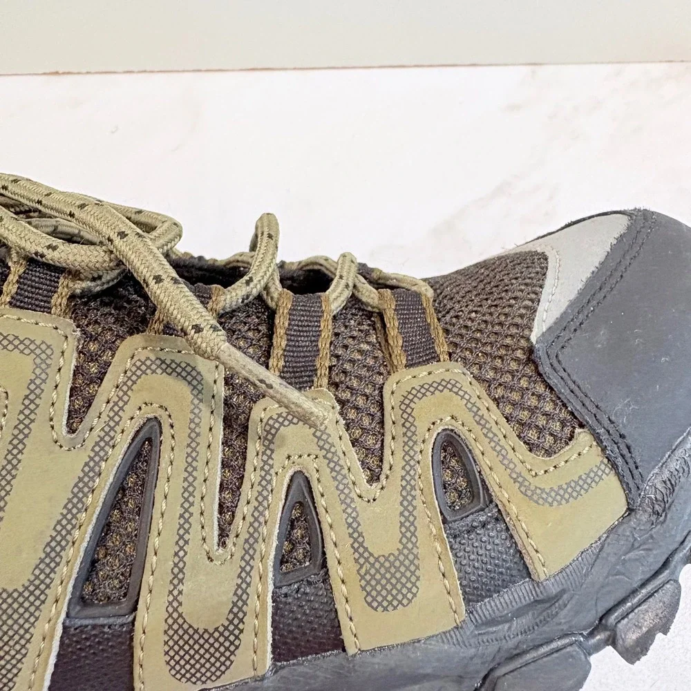 Harley-Davidson Gorpcore Utility Hiking Shoes Trail Sneakers  Men Olive Black